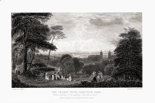 Greenwich,river view,prints Views on the Thames W B Cooke,park-countryside